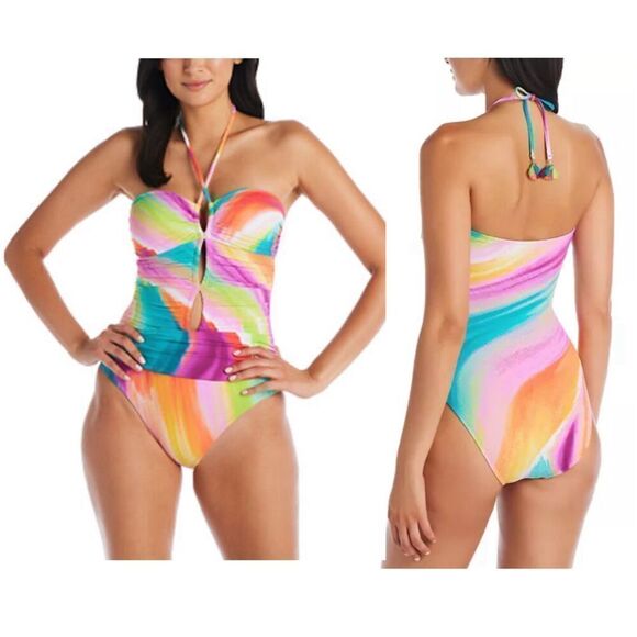 BLEU BY ROD BEATTIE Women's Splash Out One-Piece Swimsuit - Picture 1 of 7